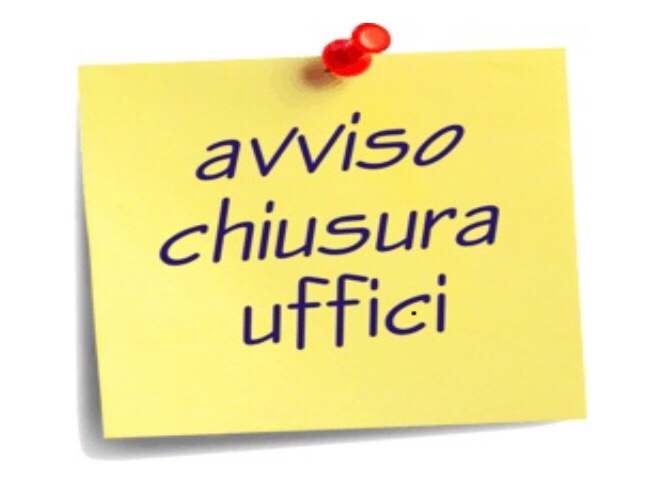 Chiusura uffici al pubblico