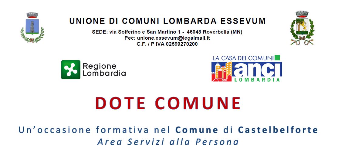 DOTE COMUNE - Area Servizi alla Persona